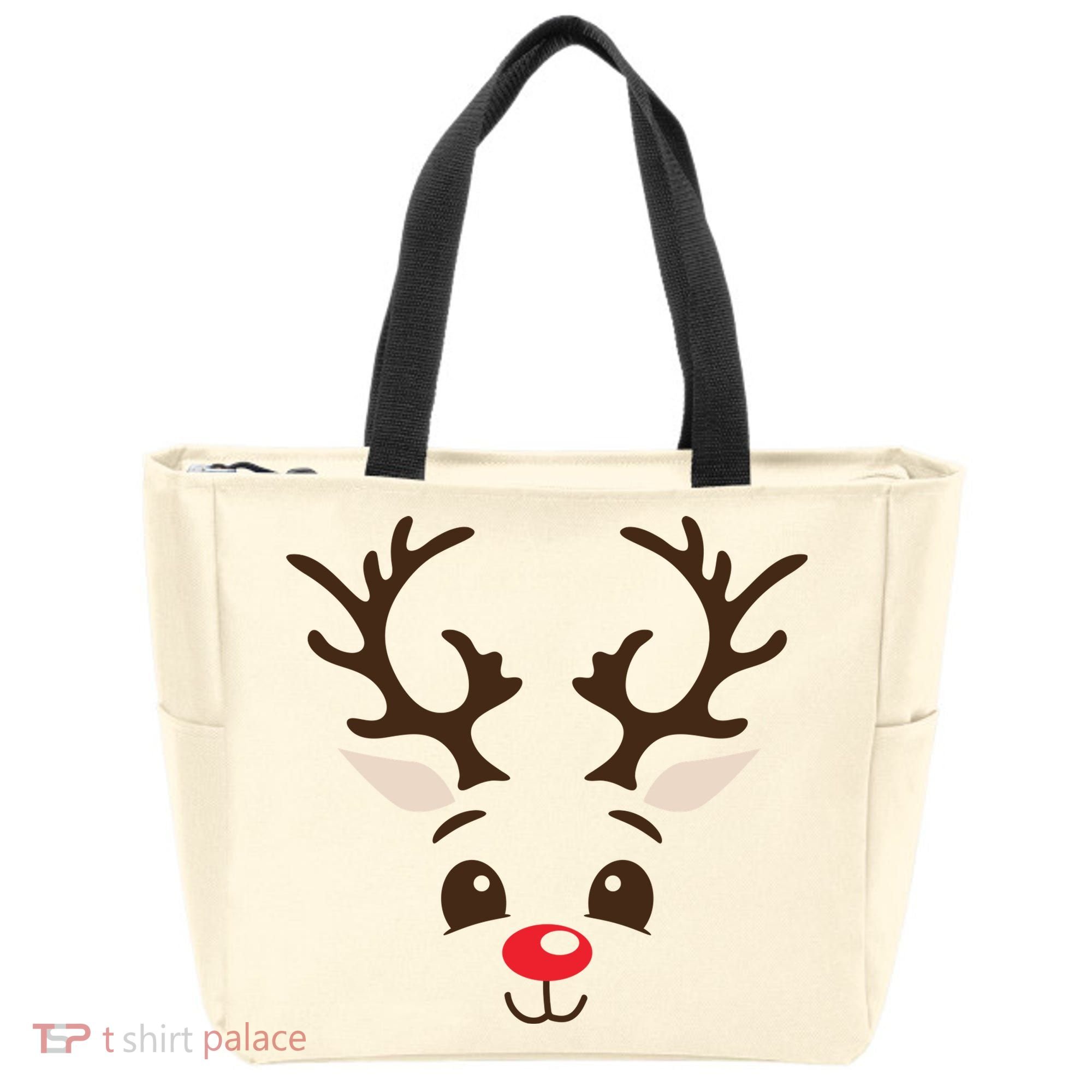 Christmas Reindeer Tote Bag