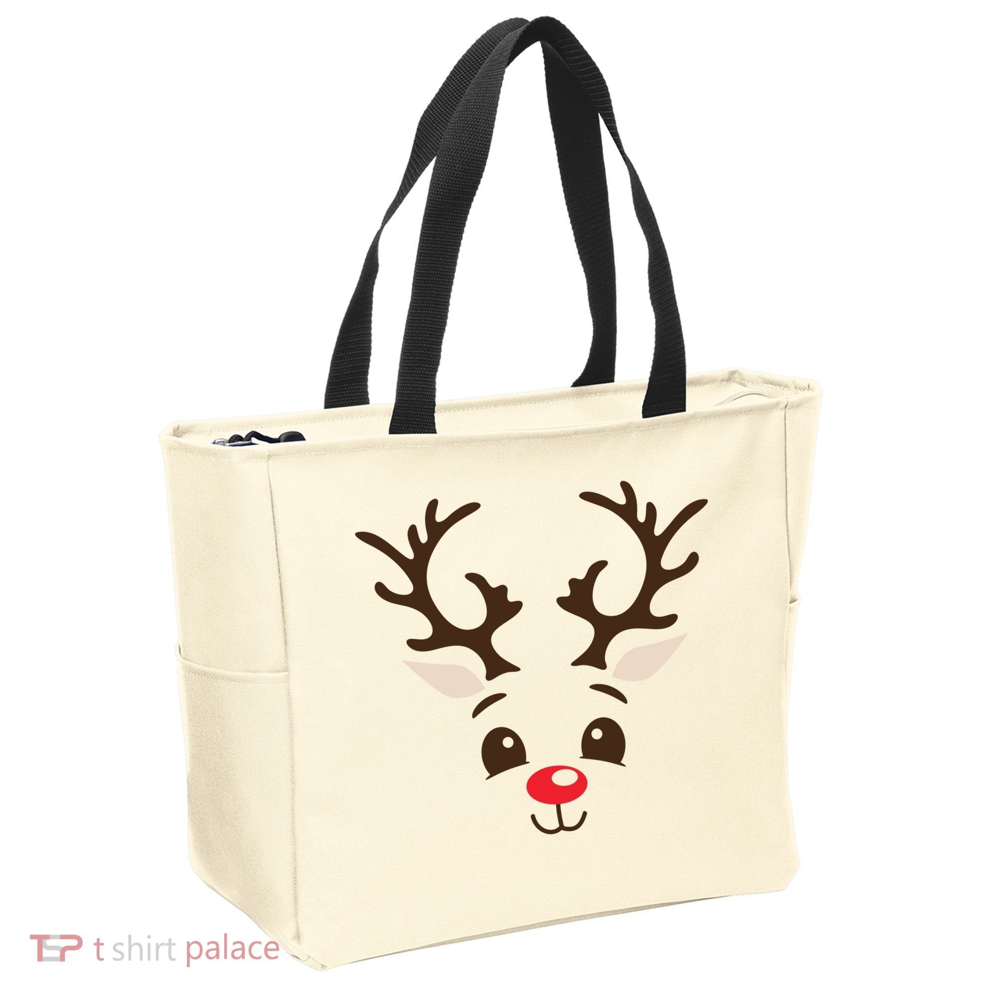 Christmas Reindeer Tote Bag