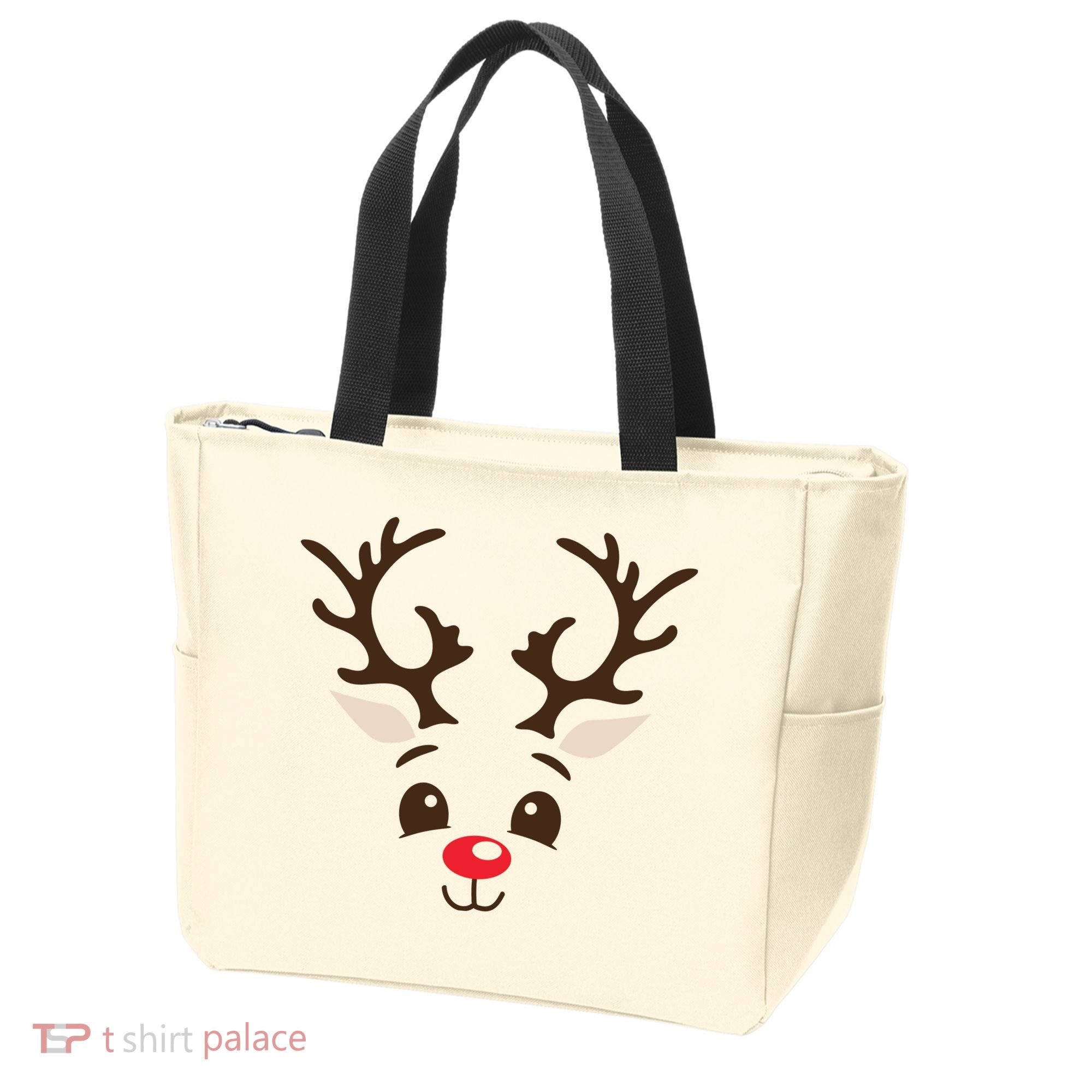Christmas Reindeer Tote Bag