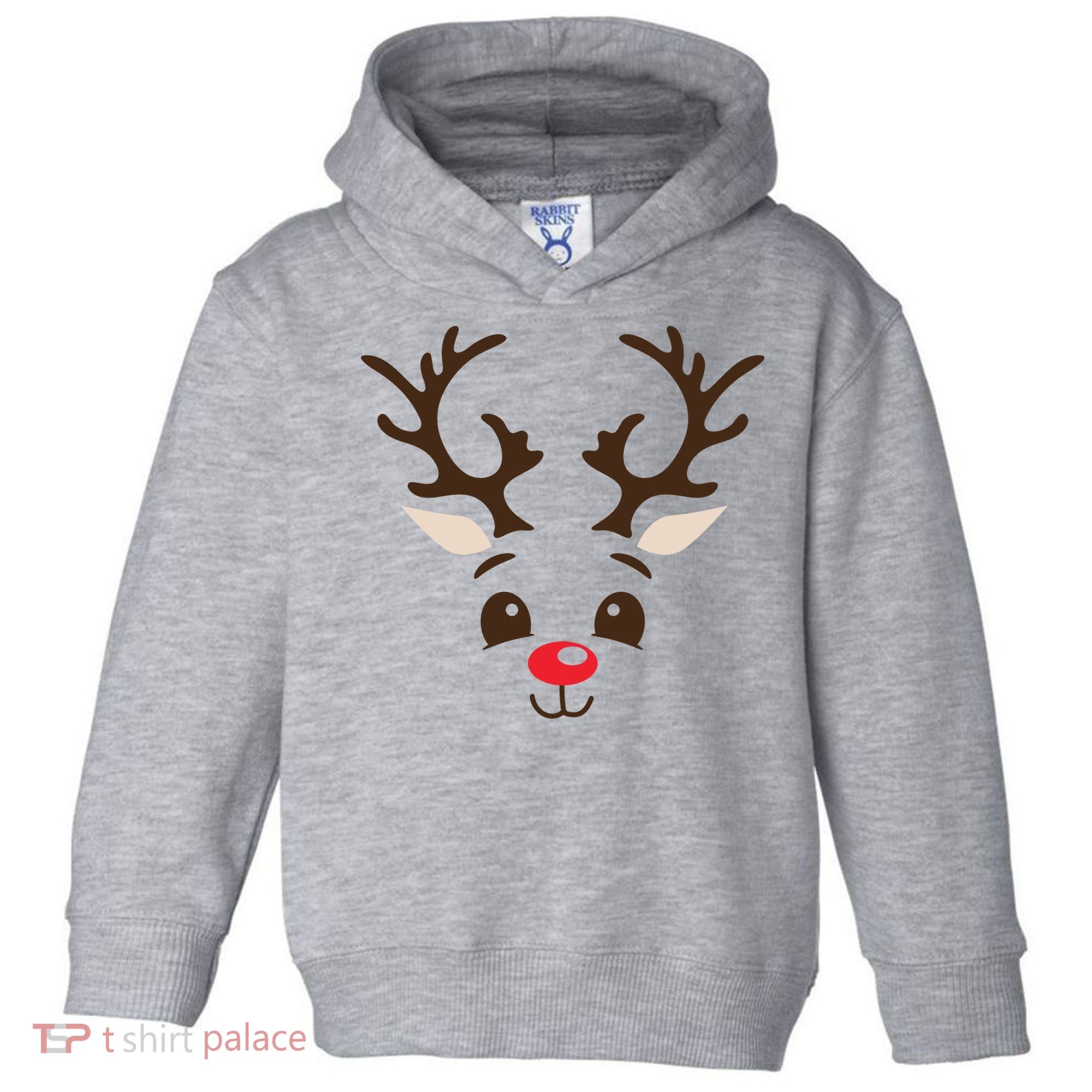 Christmas Reindeer Toddler Hoodie