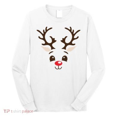 Christmas Reindeer Long Sleeve Shirt