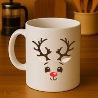 Christmas Reindeer Coffee Mug thumb 4