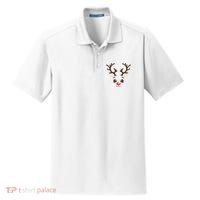 Christmas Reindeer Dry Zone Grid Polo thumb 0