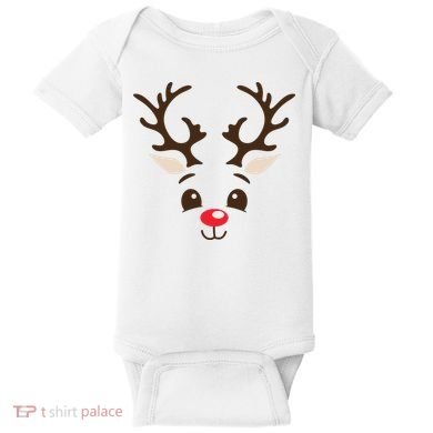Christmas Reindeer Baby Bodysuit