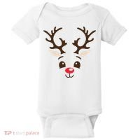 Christmas Reindeer Baby Bodysuit thumb 0