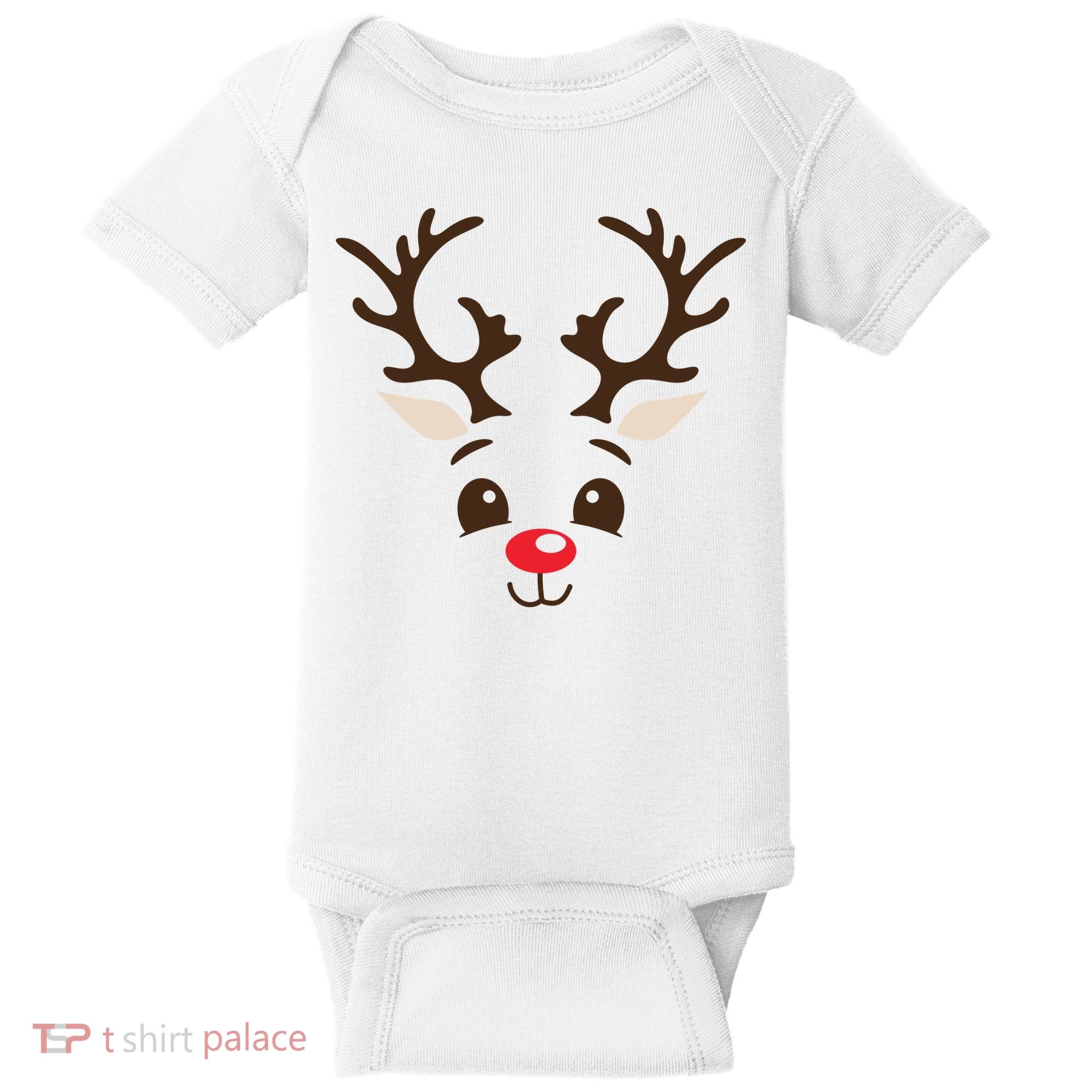 Christmas Reindeer Baby Bodysuit
