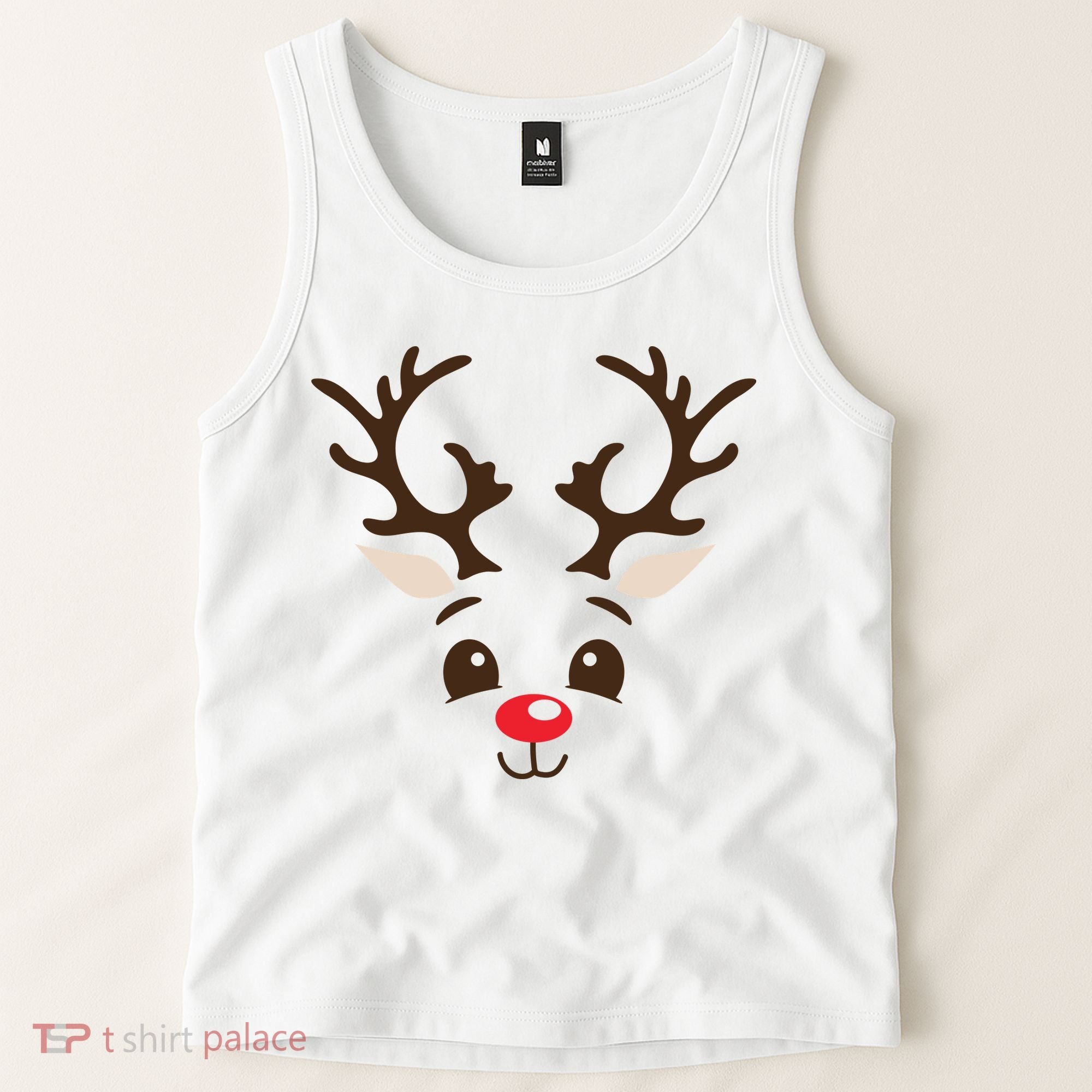 Christmas Reindeer Tank Top