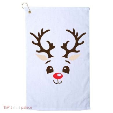 Christmas Reindeer Golf Towel