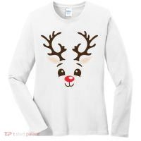 Christmas Reindeer Women's Long Sleeve Shirt thumb 0