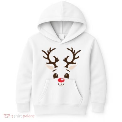 Christmas Reindeer Kids Hoodie