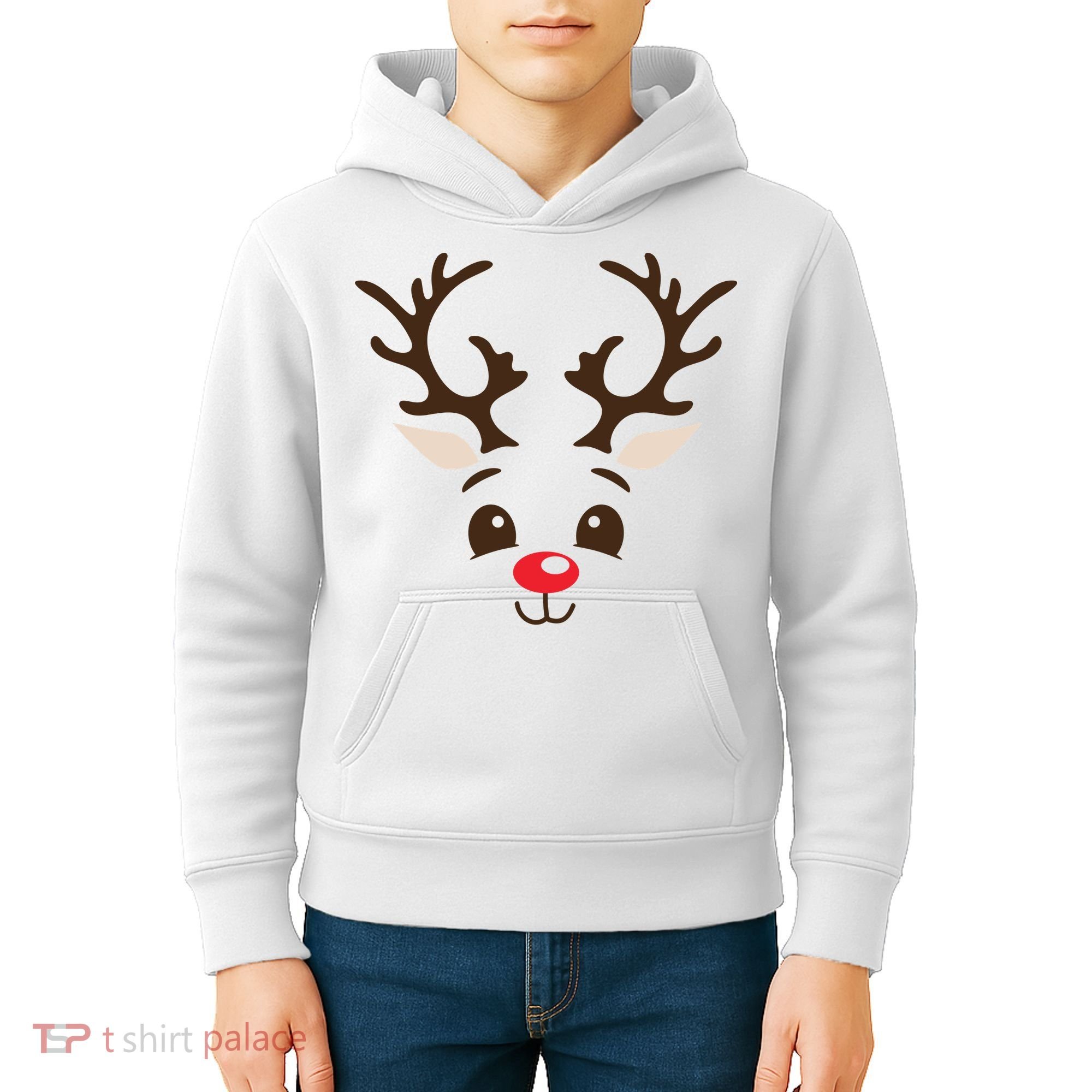 Christmas Reindeer Kids Hoodie
