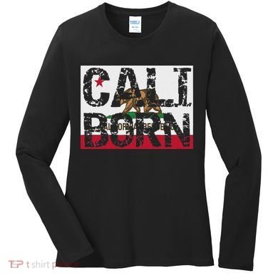 California Republic Cali Born Women's Long Sleeve Shirt