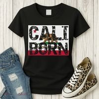 California Republic Cali Born Women's T-Shirt thumb 3