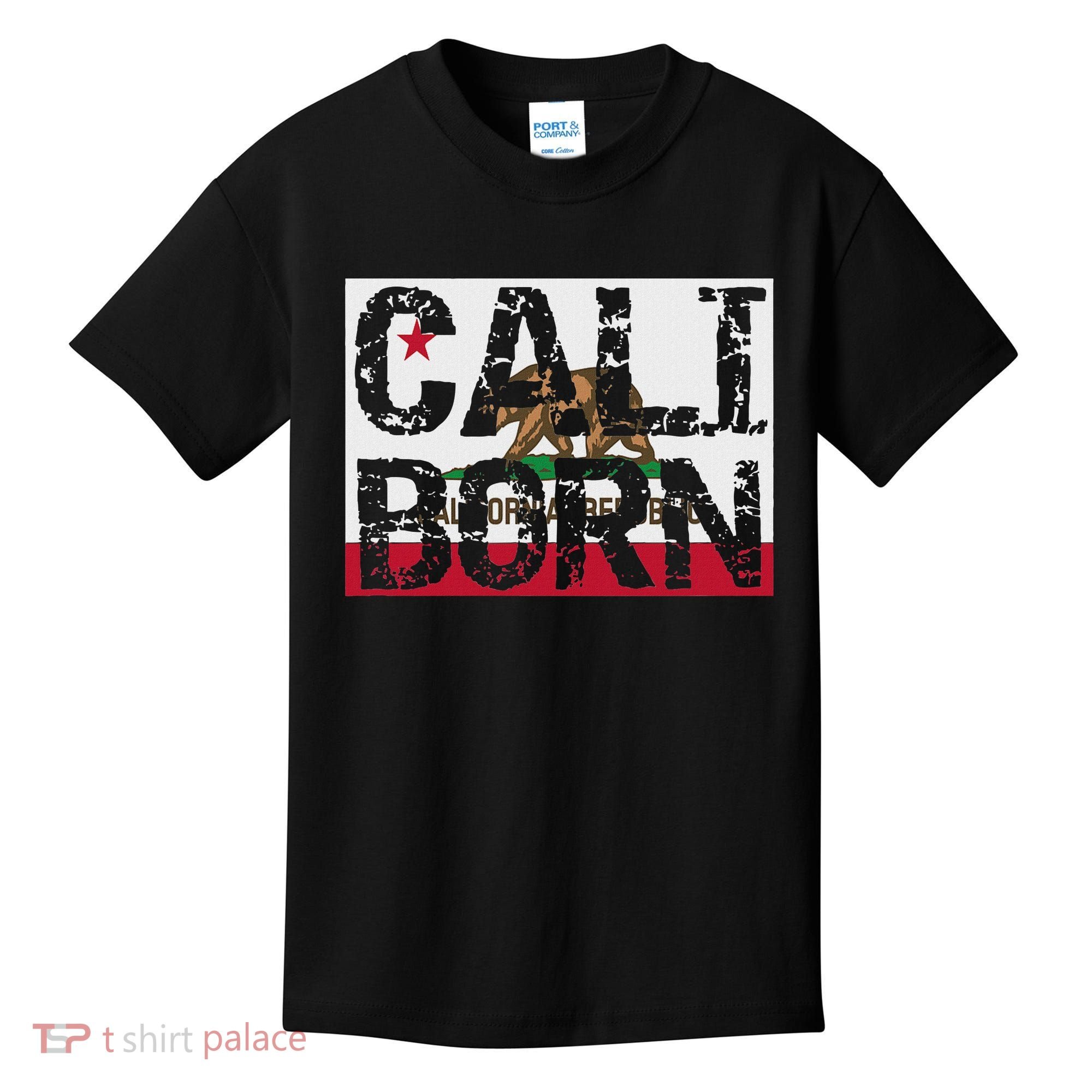 California Republic Cali Born Kids T-Shirt