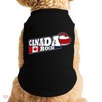 Canada Rocks Curling Stone Curler Canadian Flag Curling Funny Gift Doggie Tank thumb 0