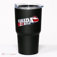 Canada Rocks Curling Stone Curler Canadian Flag Curling Funny Gift Tumbler thumb 0