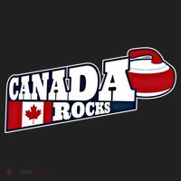 Canada Rocks Curling Stone Curler Canadian Flag Curling Funny Gift Hat thumb 2