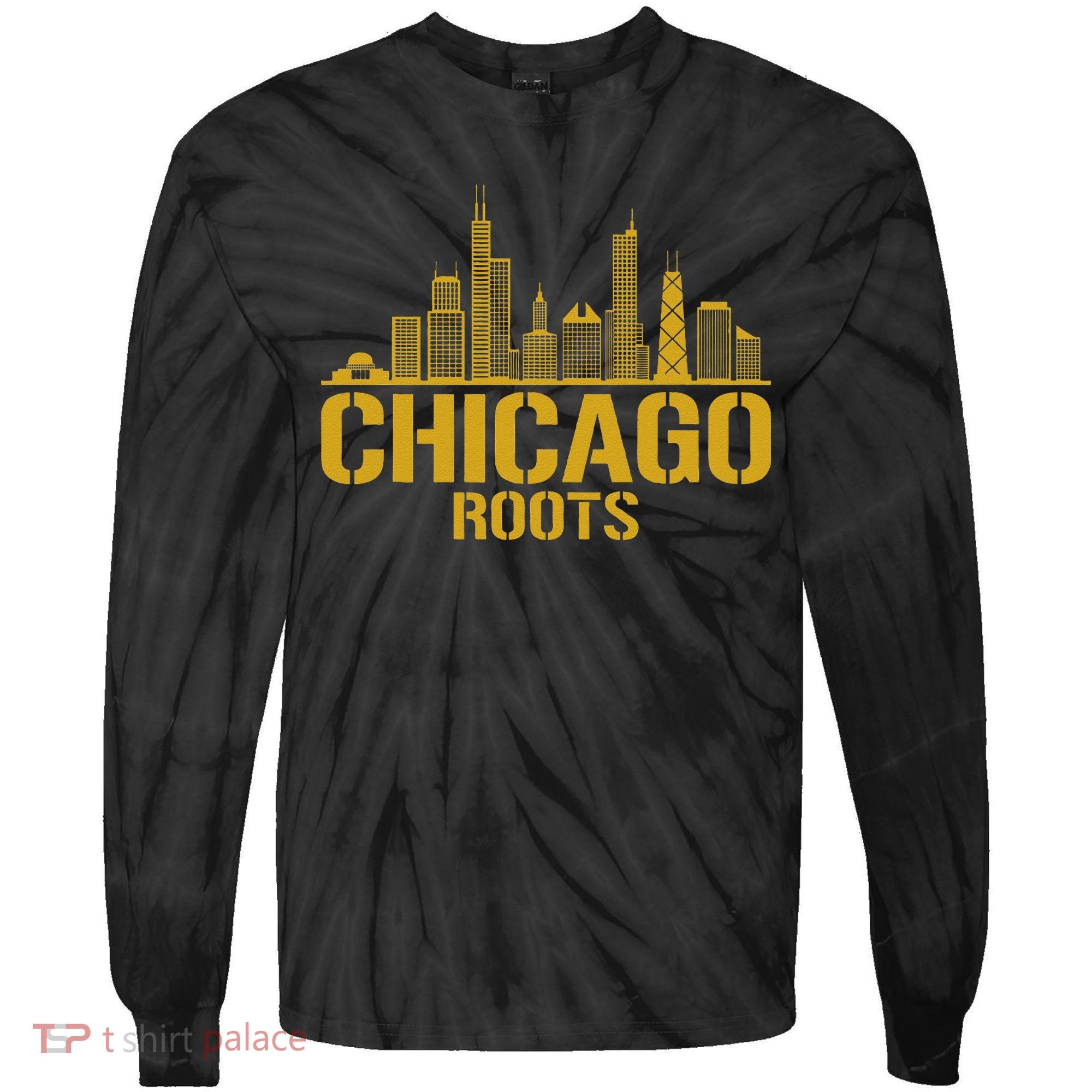 Chicago Roots Tie-Dye Long Sleeve Shirt