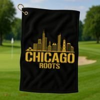 Chicago Roots Golf Towel thumb 1