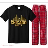 Chicago Roots Kids Plaid Pajama Set thumb 0