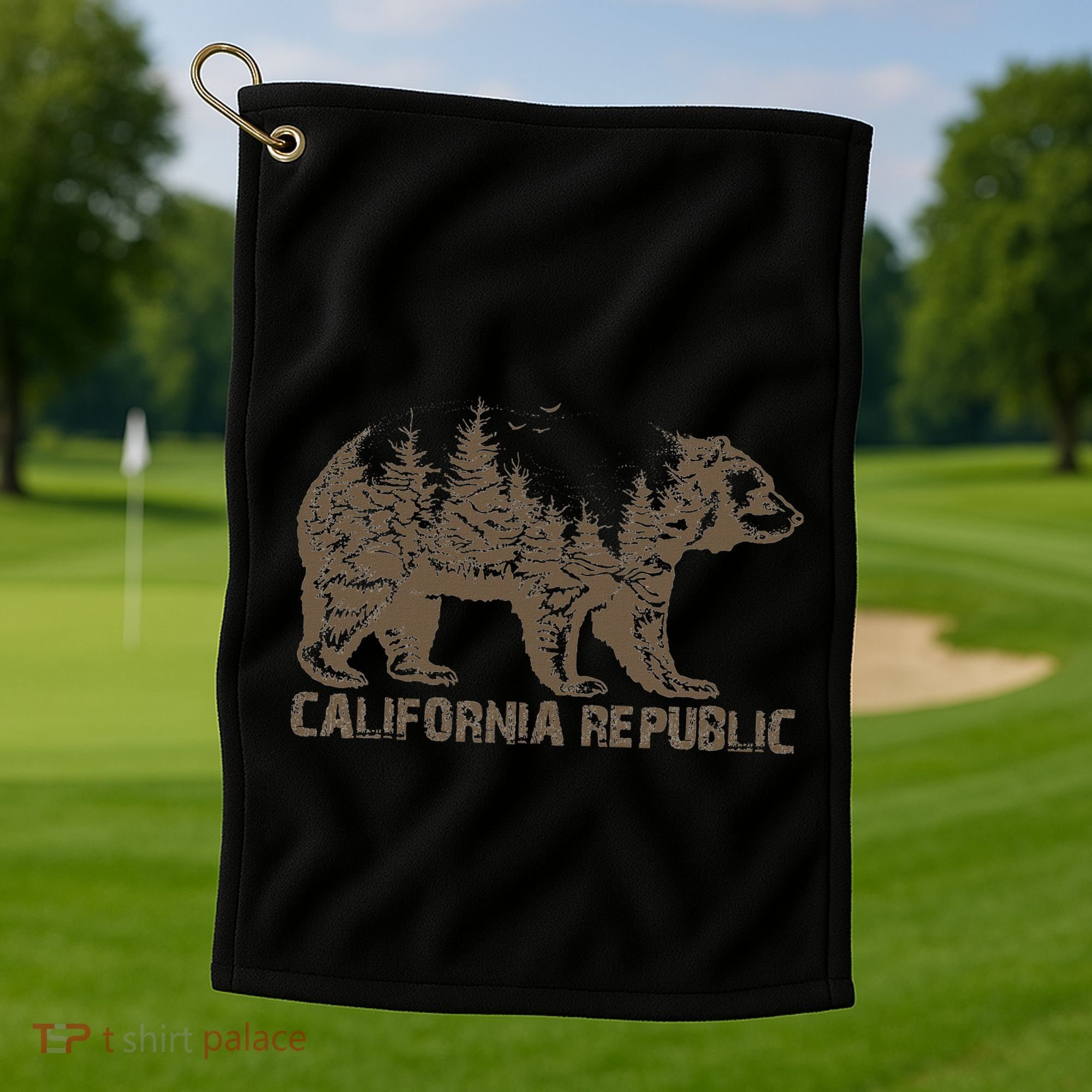 California Republic Golf Towel
