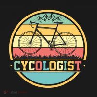 Cycologist Retro Button thumb 1