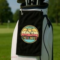 Cycologist Retro Golf Towel thumb 2