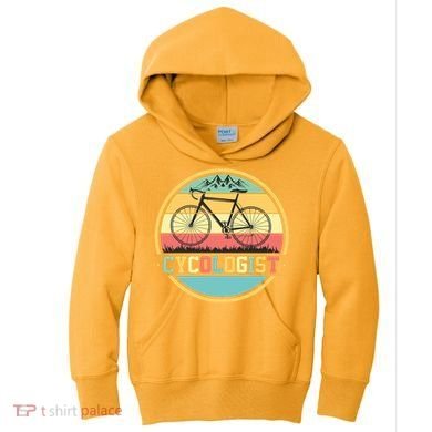 Cycologist Retro Kids Hoodie