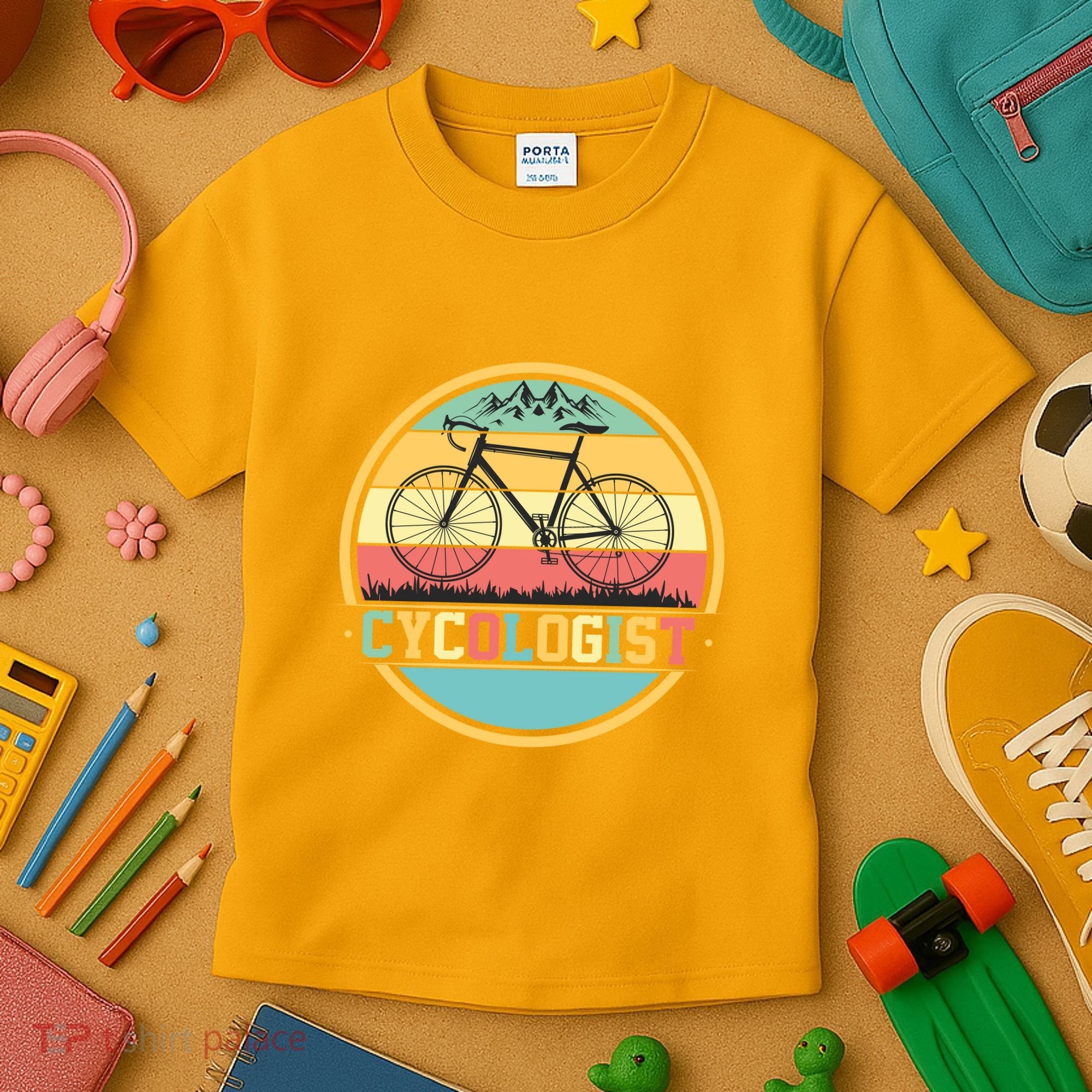 Cycologist Retro Kids T-Shirt