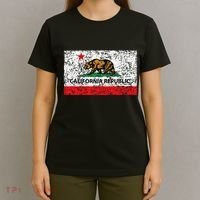 California Republic Cali Flag Socal Norcal Cencal T-Shirt thumb 4