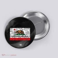 California Republic Cali Flag Socal Norcal Cencal Button thumb 0