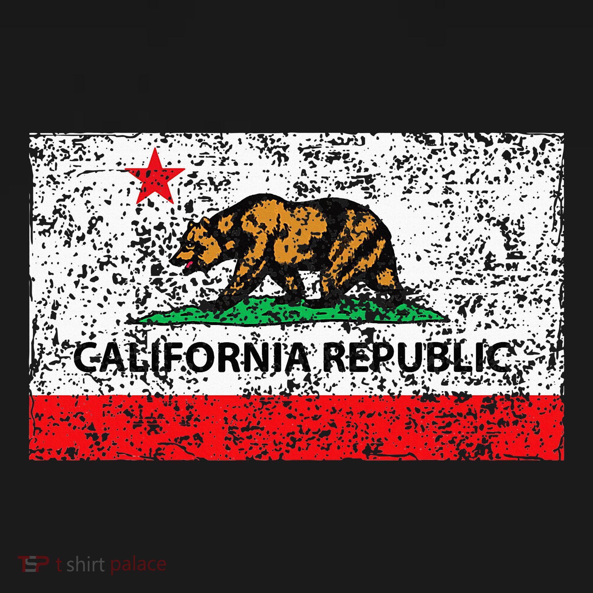 California Republic Cali Flag Socal Norcal Cencal Bucket Hat