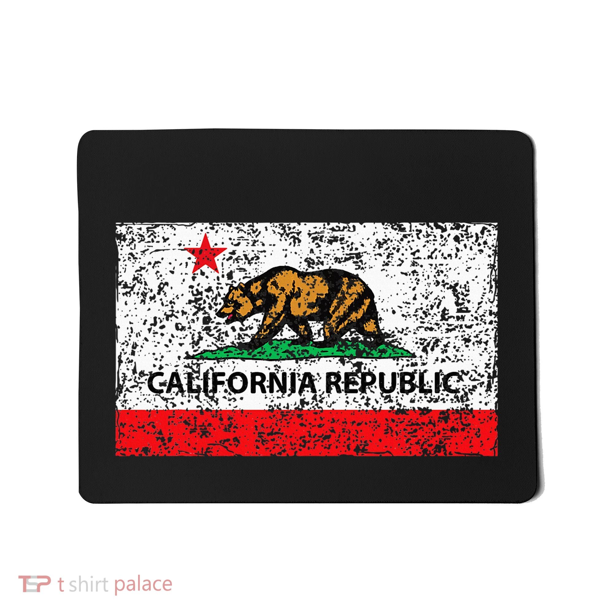California Republic Cali Flag Socal Norcal Cencal Mousepad