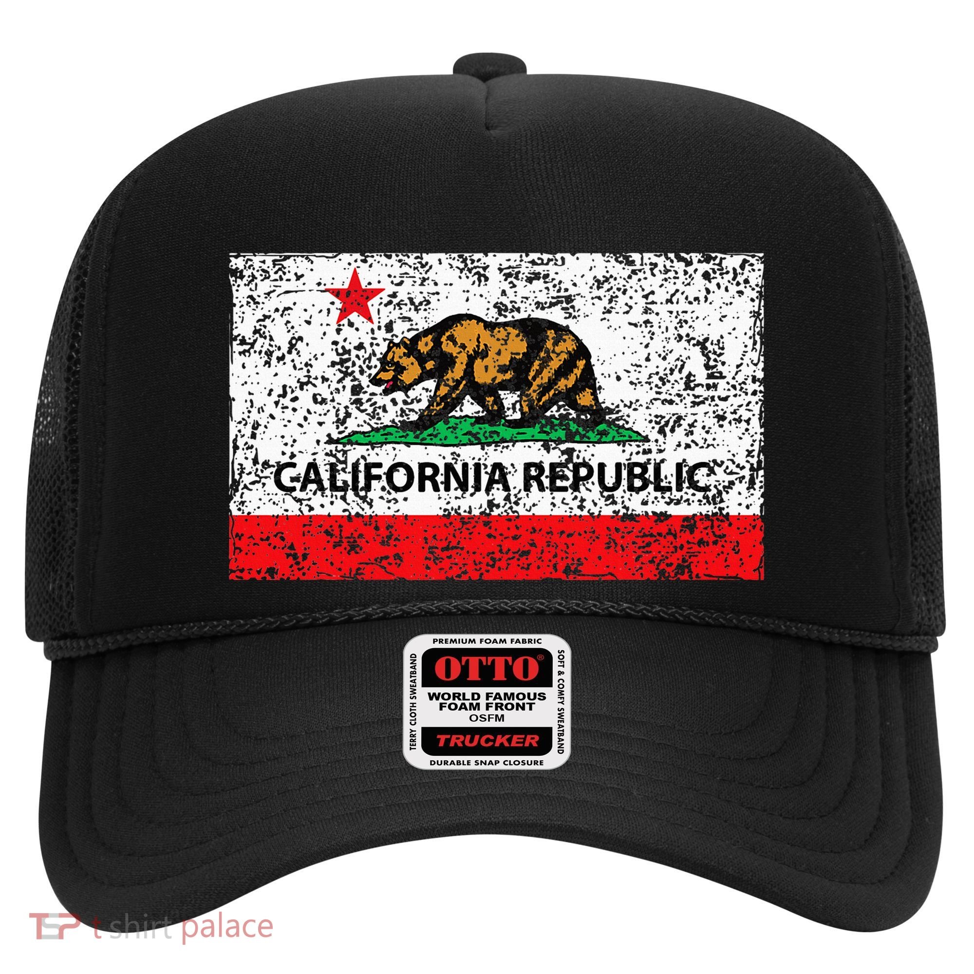 California Republic Cali Flag Socal Norcal Cencal Hat