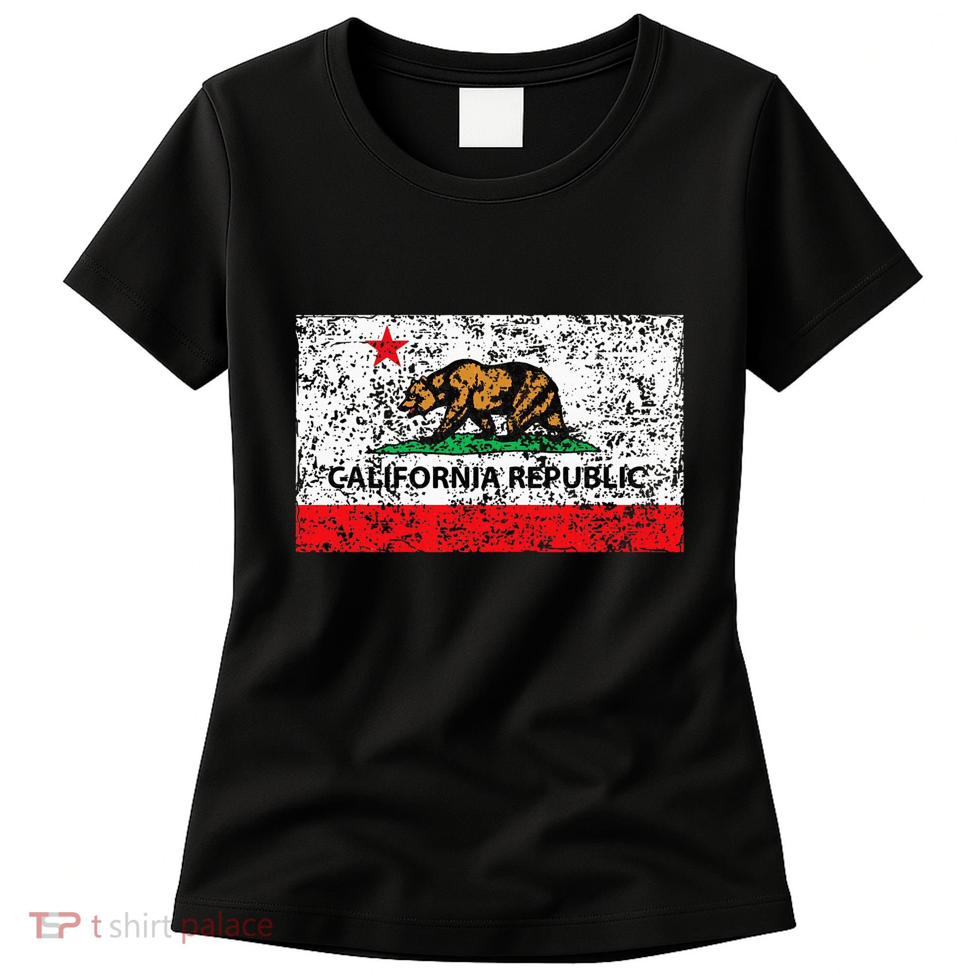 California Republic Cali Flag Socal Norcal Cencal Women's T-Shirt