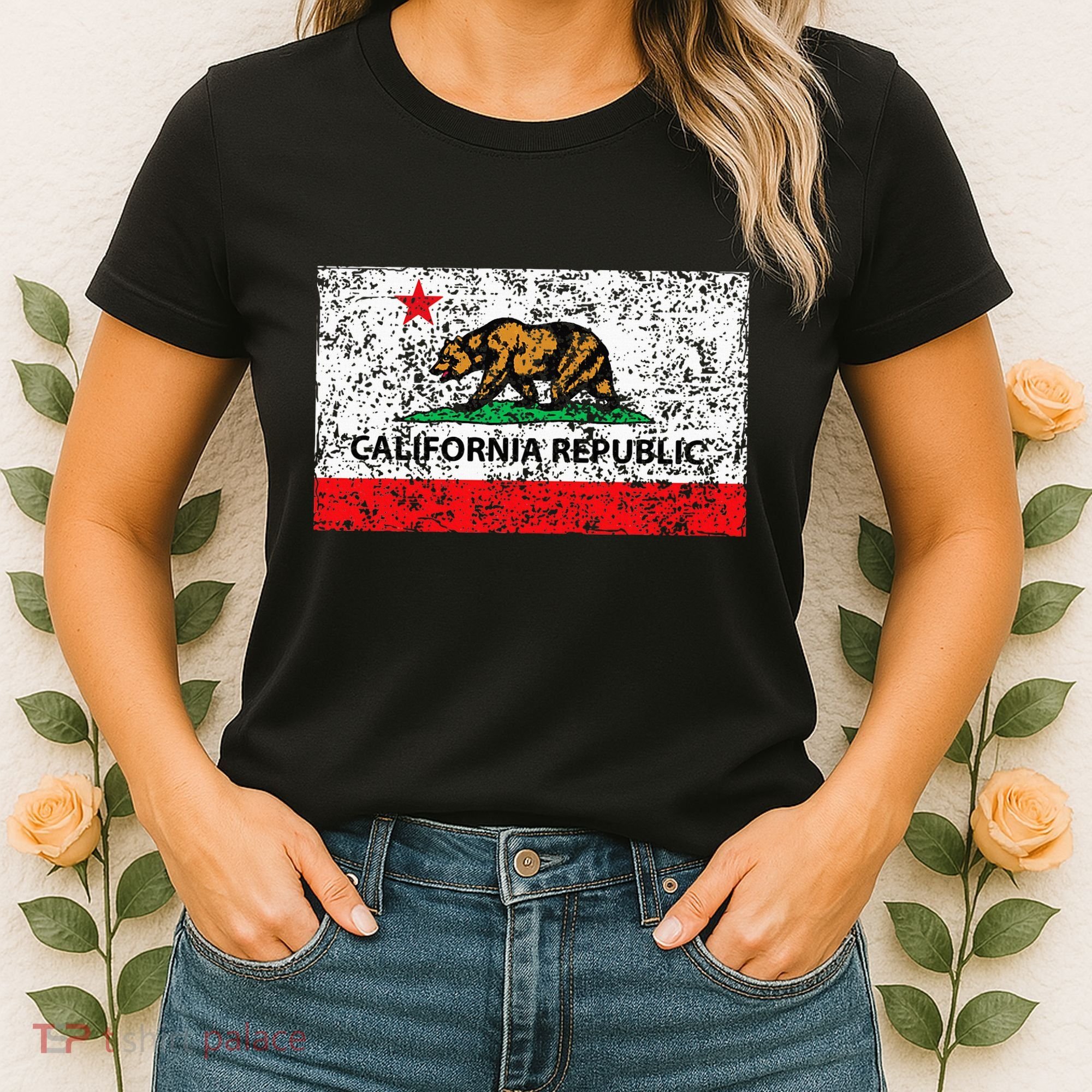 California Republic Cali Flag Socal Norcal Cencal Women's T-Shirt