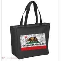 California Republic Cali Flag Socal Norcal Cencal Tote Bag thumb 2