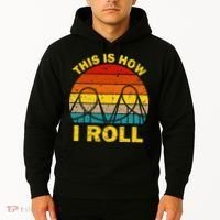 Cool Roller Coaster For Women Amusement Theme Park Hoodie thumb 2
