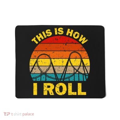 Cool Roller Coaster For Women Amusement Theme Park Mousepad