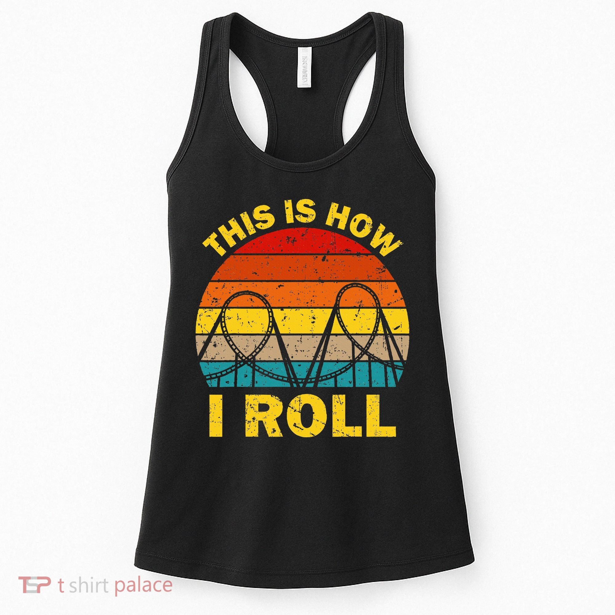 Cool Roller Coaster For Women Amusement Theme Park Women's Tank Top