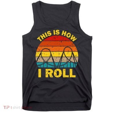Cool Roller Coaster For Women Amusement Theme Park Tank Top