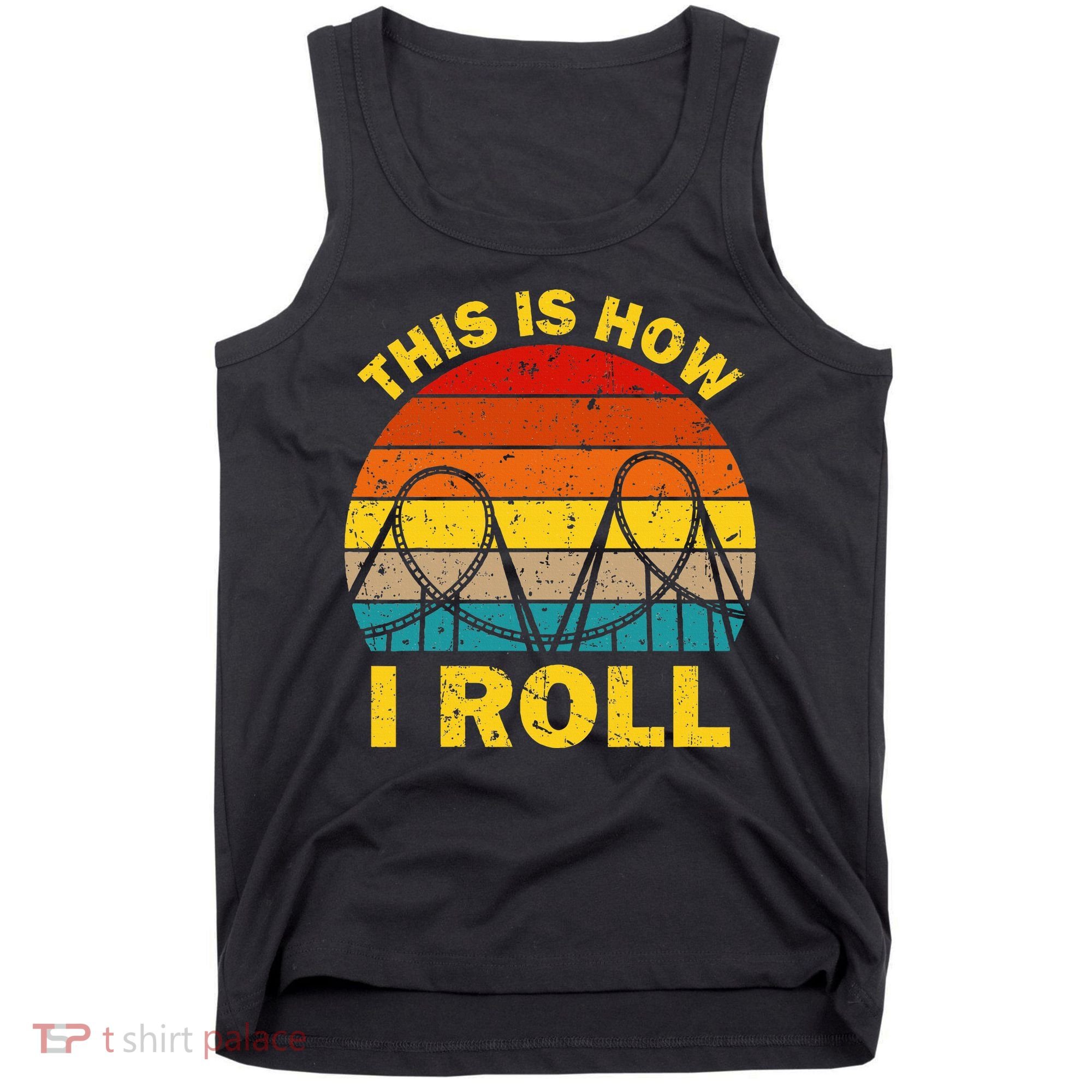 Cool Roller Coaster For Women Amusement Theme Park Tank Top