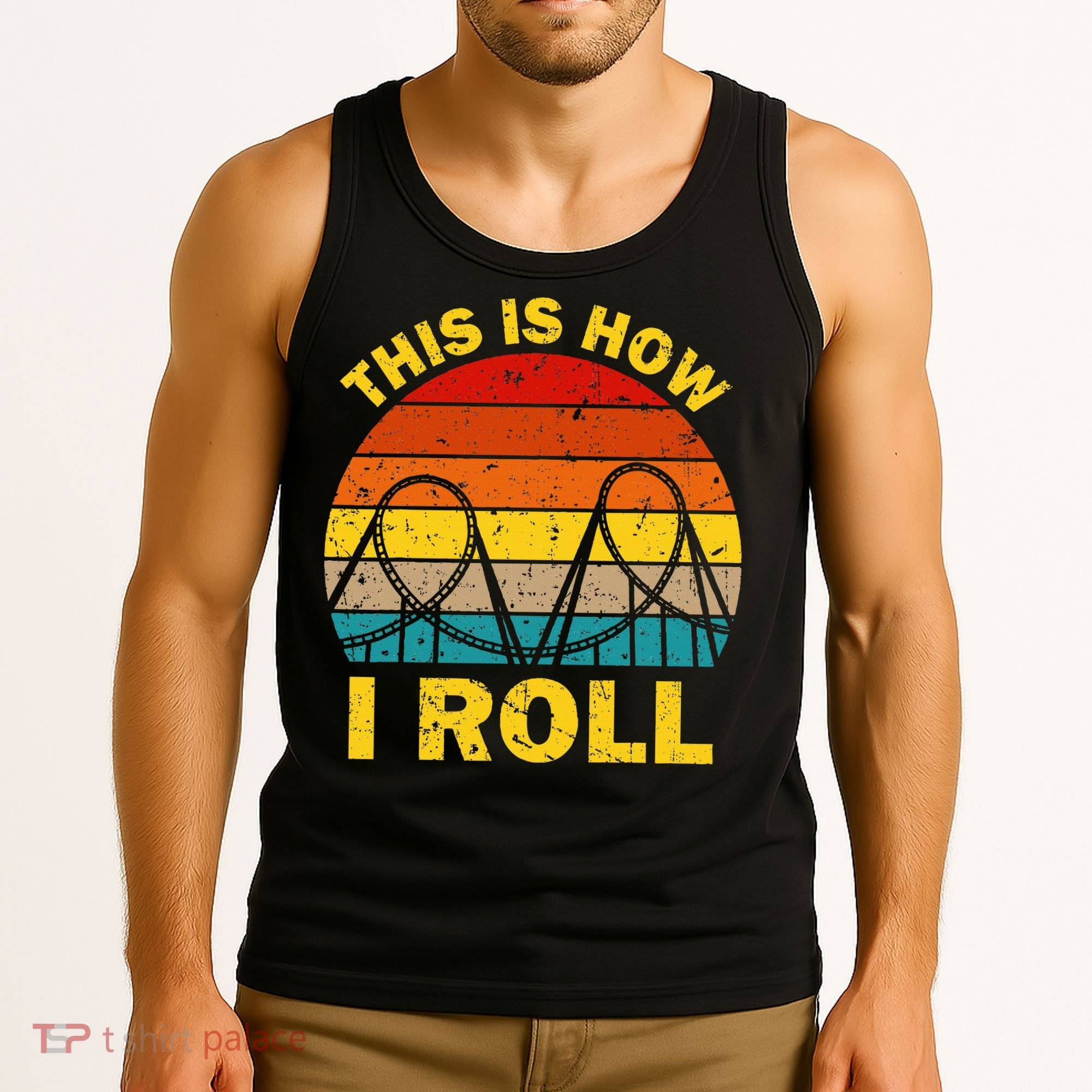 Cool Roller Coaster For Women Amusement Theme Park Tank Top
