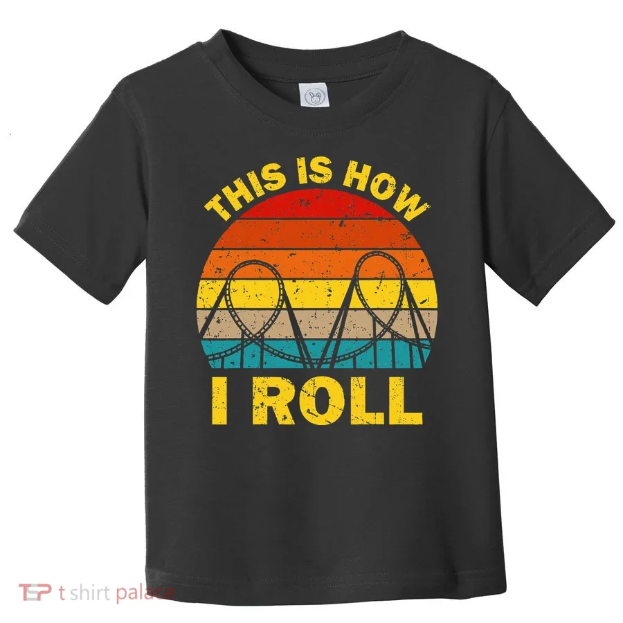 Cool Roller Coaster For Women Amusement Theme Park Toddler T-Shirt