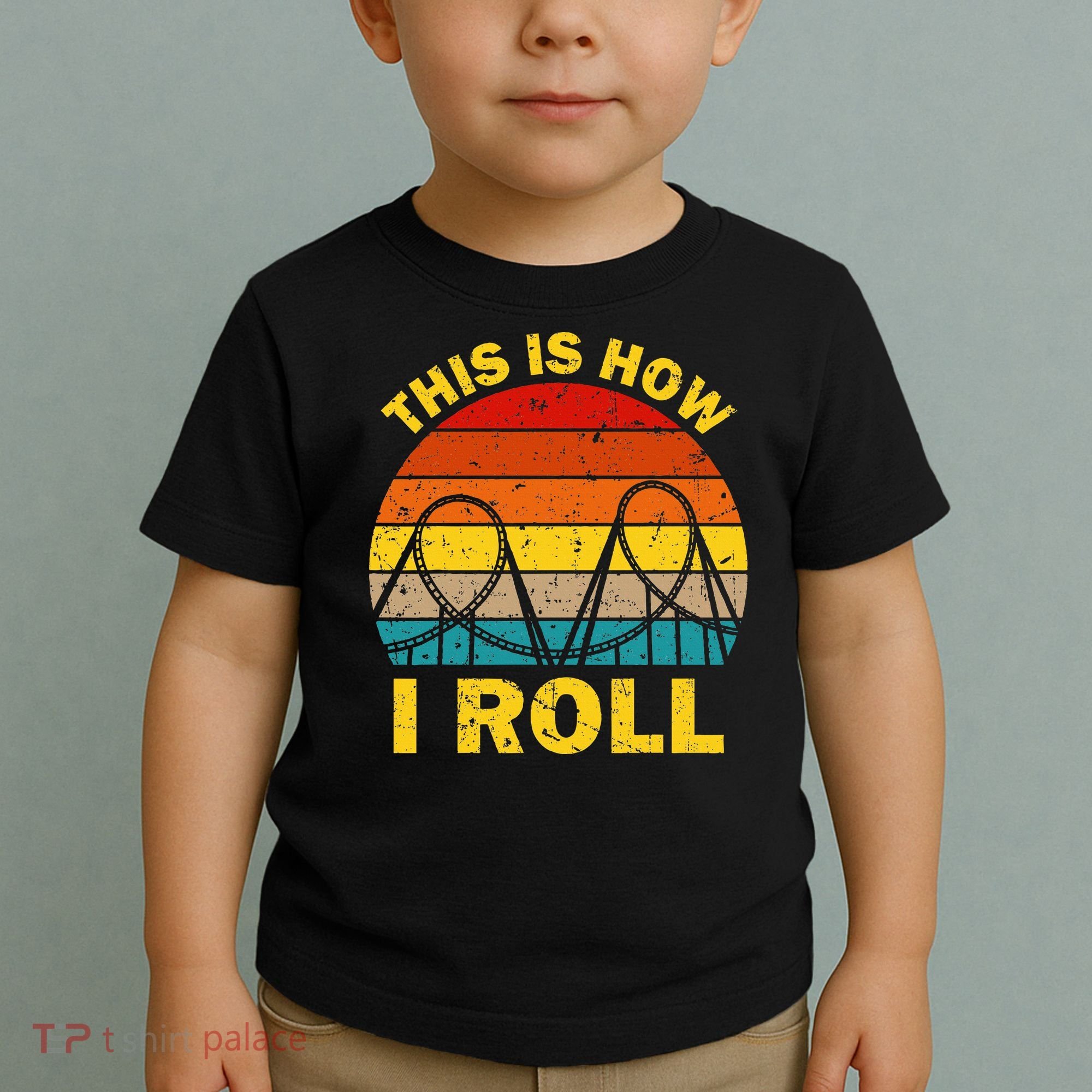 Cool Roller Coaster For Women Amusement Theme Park Toddler T-Shirt