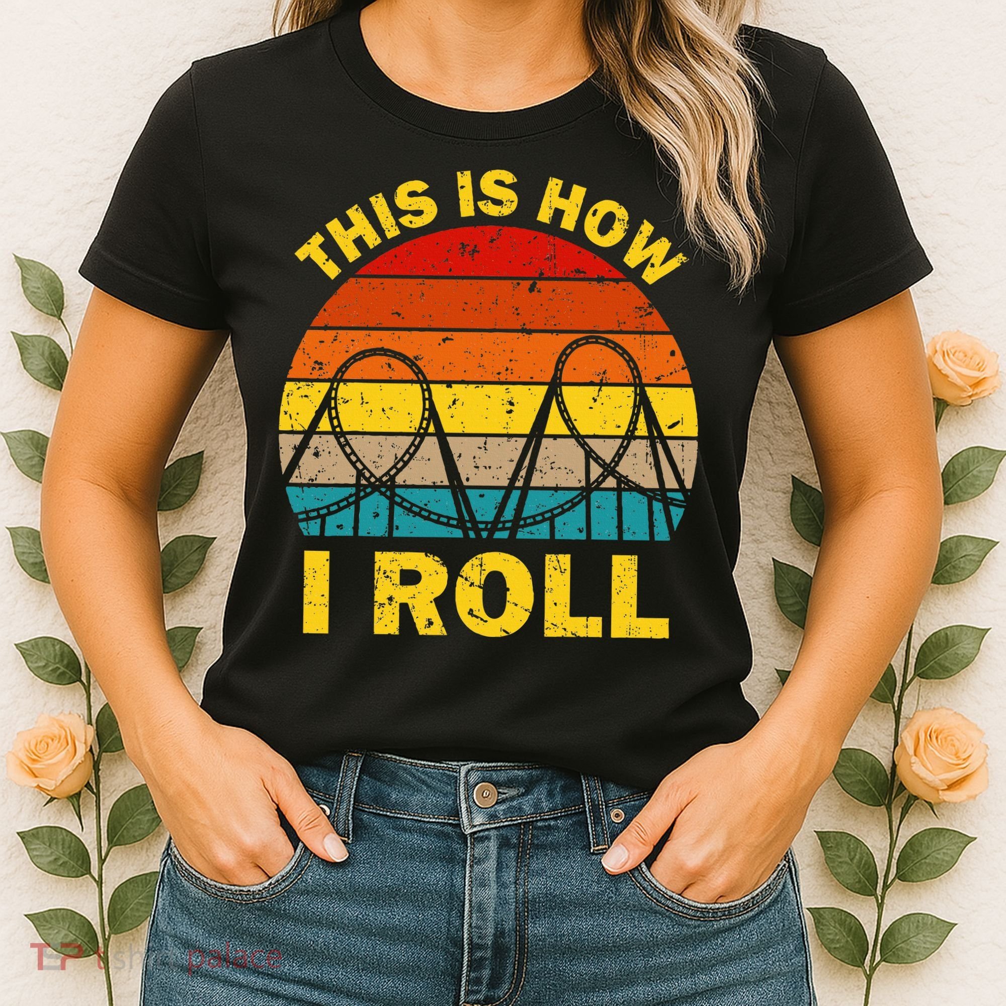 Cool Roller Coaster For Women Amusement Theme Park Women's T-Shirt