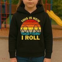 Cool Roller Coaster For Women Amusement Theme Park Kids Hoodie thumb 3