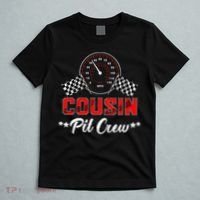 Cousin Racing Car Birthday Party Family Matching Pit Crew T-Shirt thumb 5