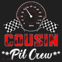 Cousin Racing Car Birthday Party Family Matching Pit Crew Golf Towel thumb 3