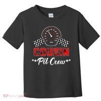 Cousin Racing Car Birthday Party Family Matching Pit Crew Toddler T-Shirt thumb 0